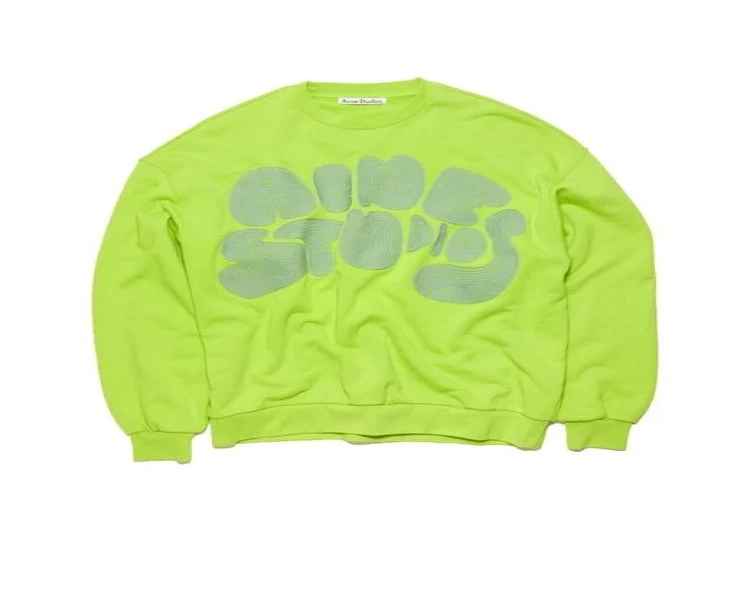 Acne Studios Graphic Logo Printed Crewneck Sweater