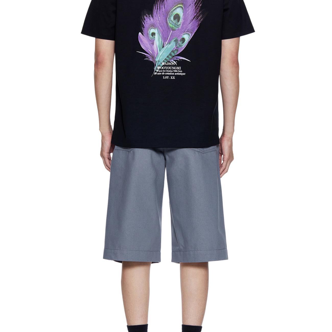  Black Feather Backlogo T-shirt 