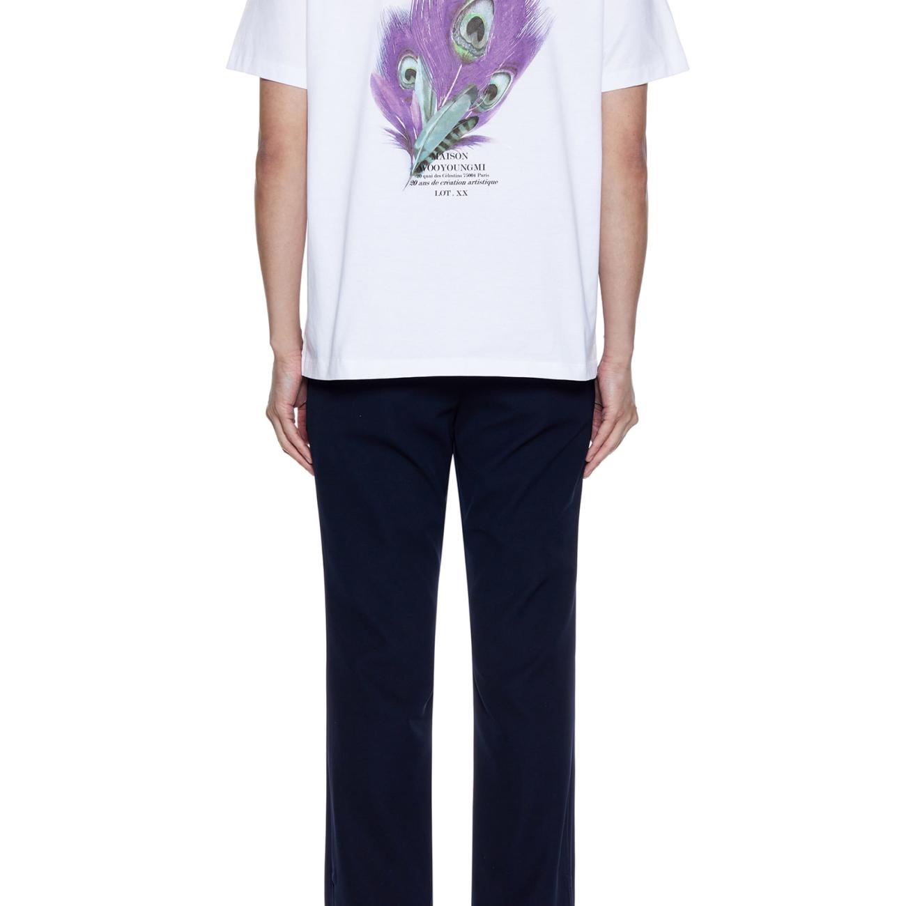   White Feather Backlogo T-shirt 