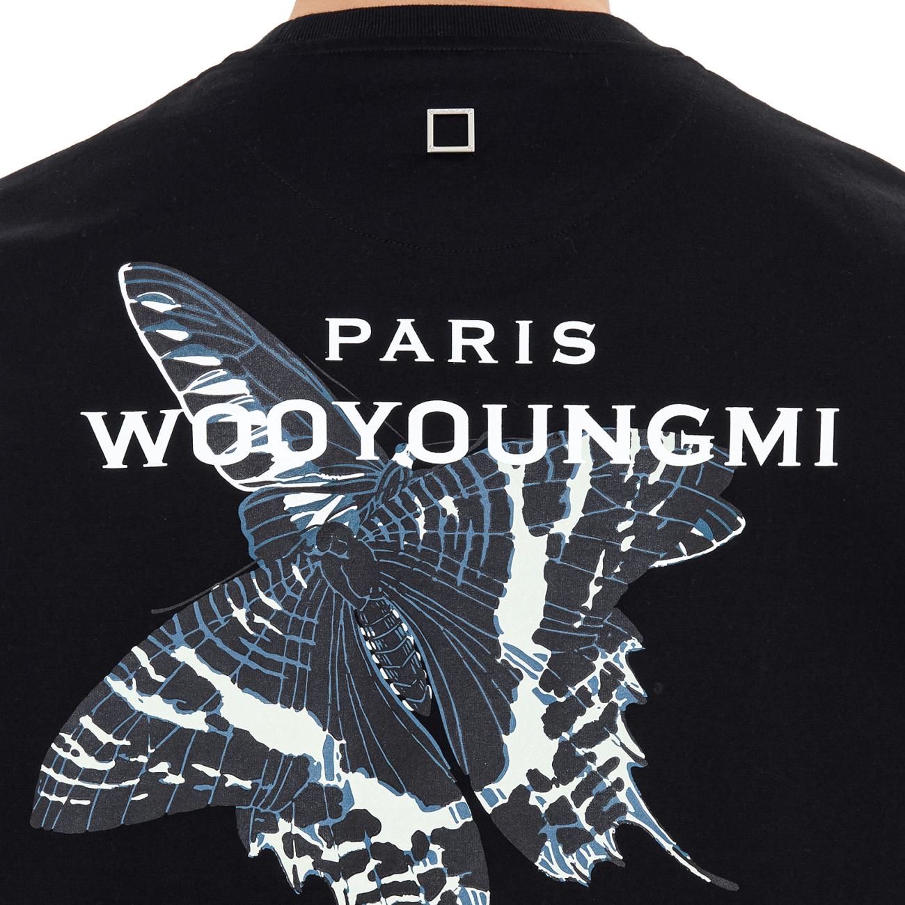  Black Butterfly Backlogo T-shirt