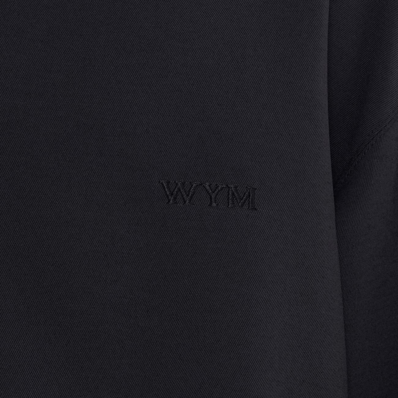 Black banding polo t-shirt