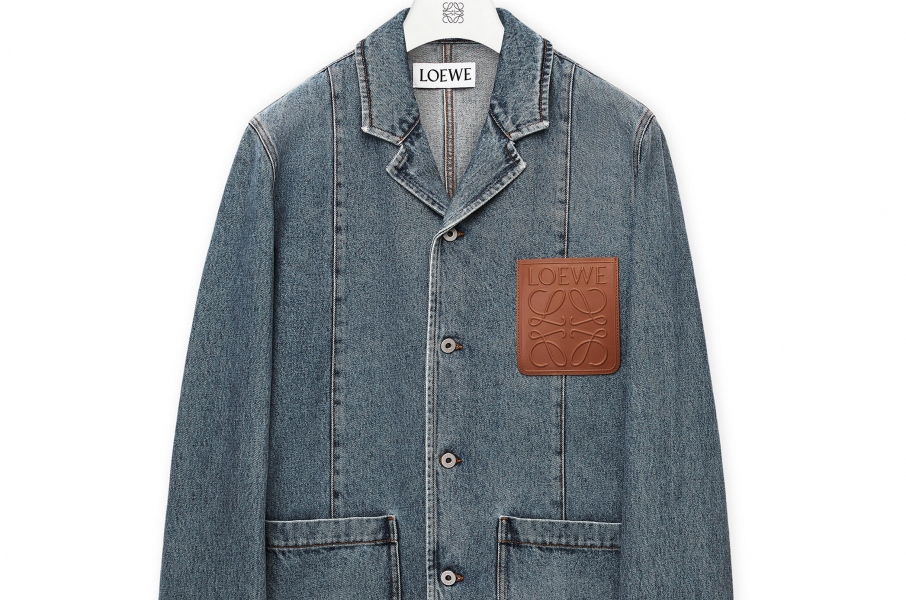 Anagram workwear jacket in denim