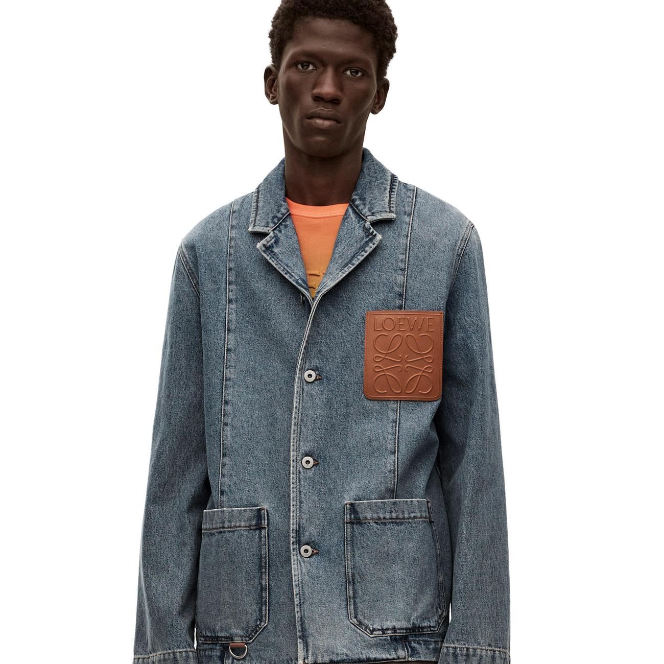 Anagram workwear jacket in denim