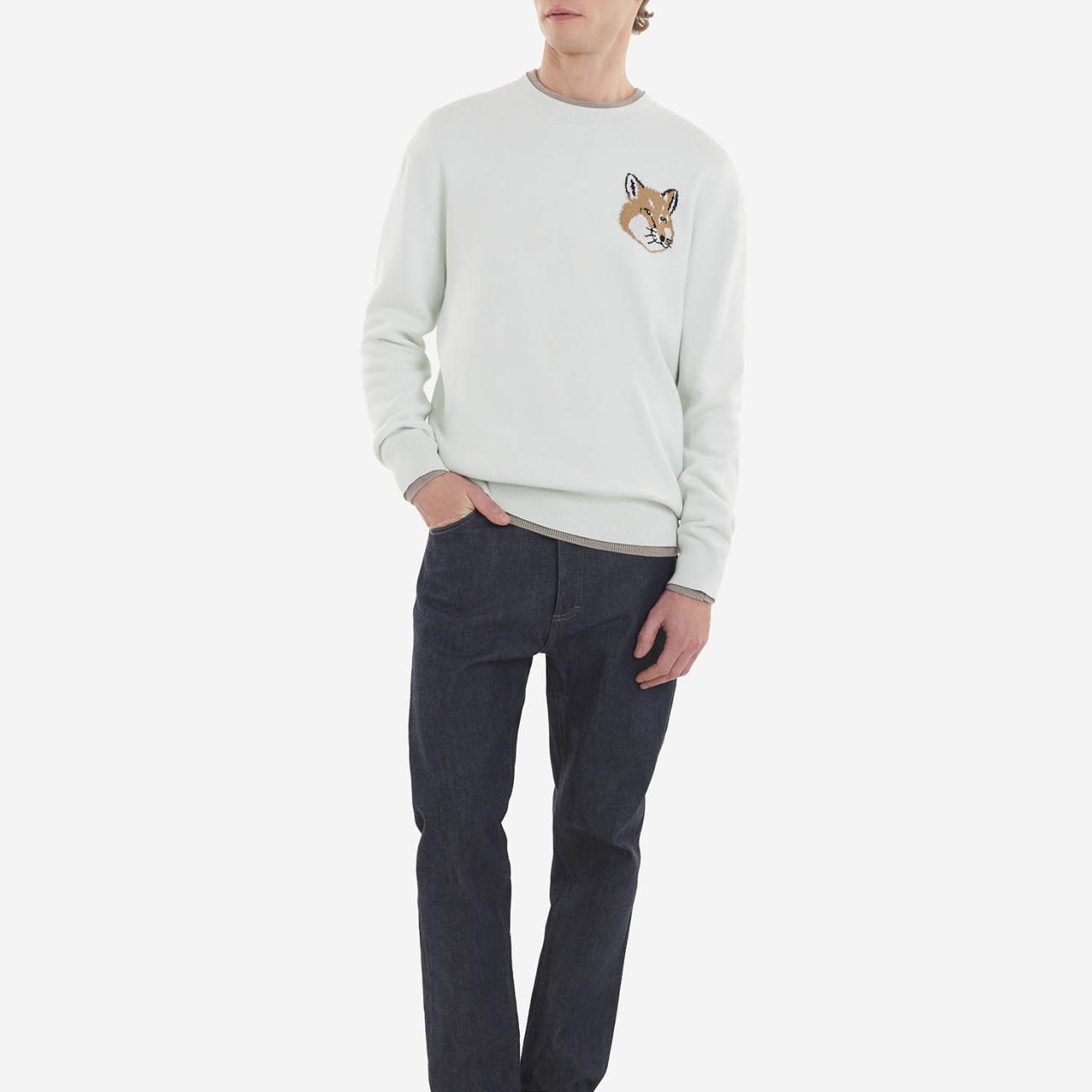 Mini Fox Head Intarsia Comfort Jumper