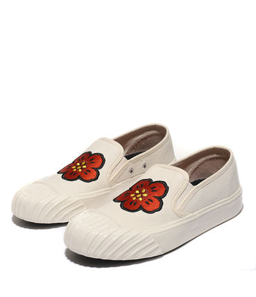 Bokeh Flower Espadrille - White