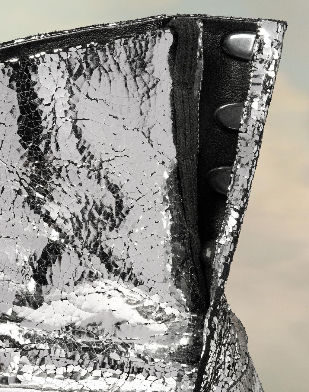 Silver Tabi broken mirror boots