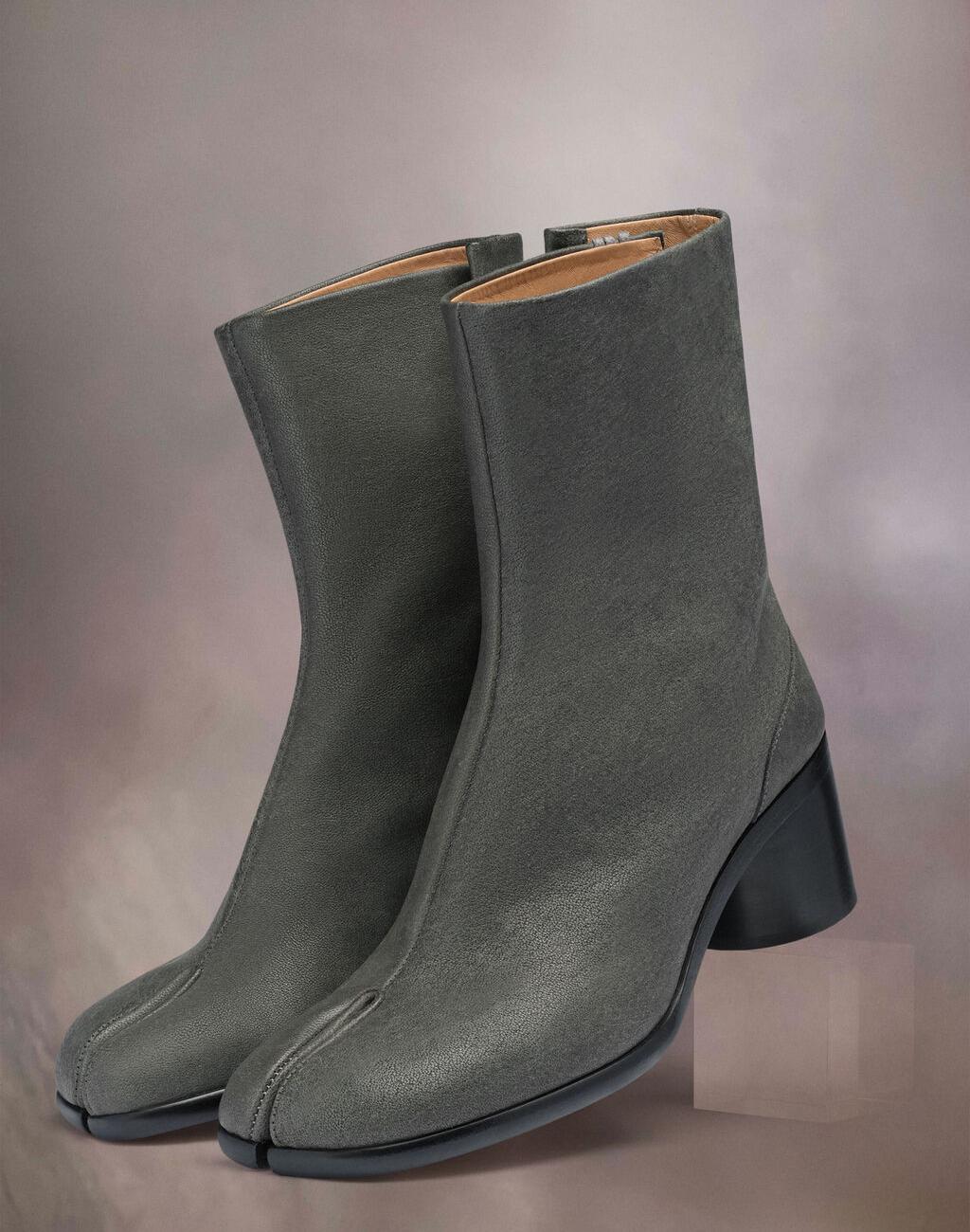 Dark Gray Tabi ankle boots