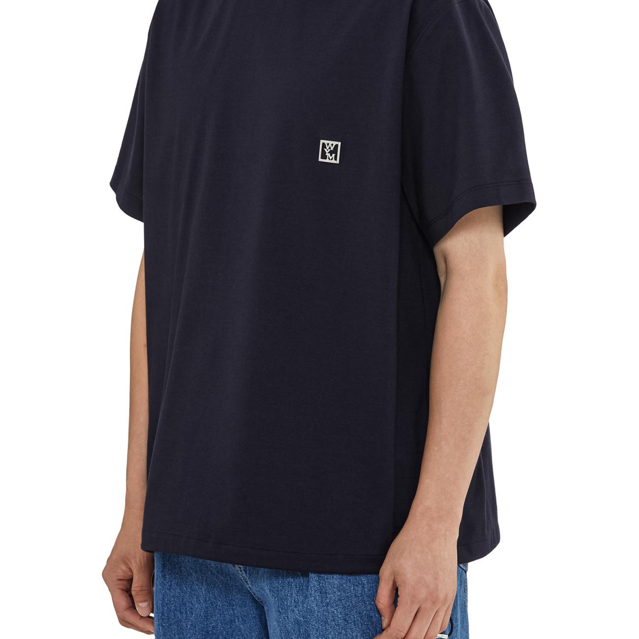 Navy Cotton String T-Shirt