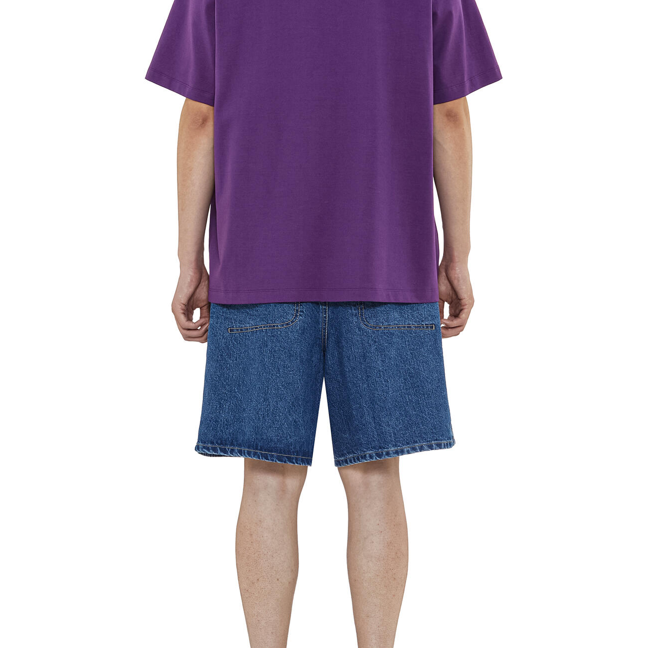  Violet Leather Patch T-shirt