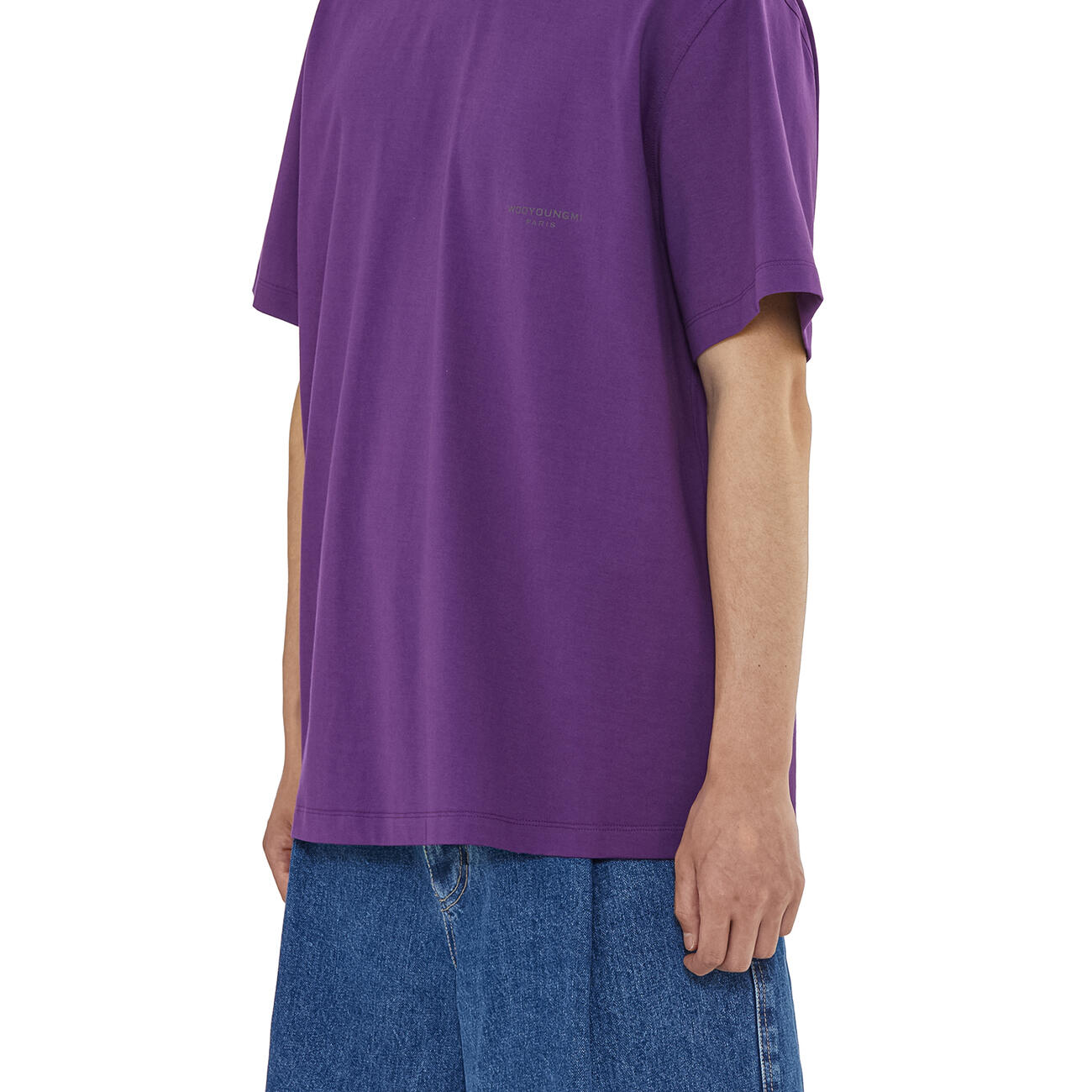  Violet Leather Patch T-shirt