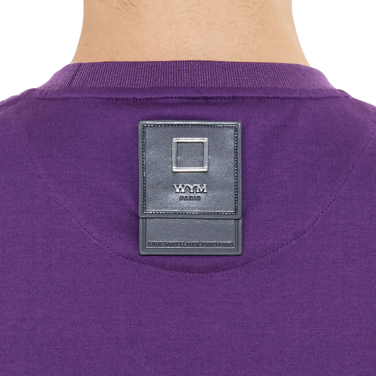  Violet Leather Patch T-shirt