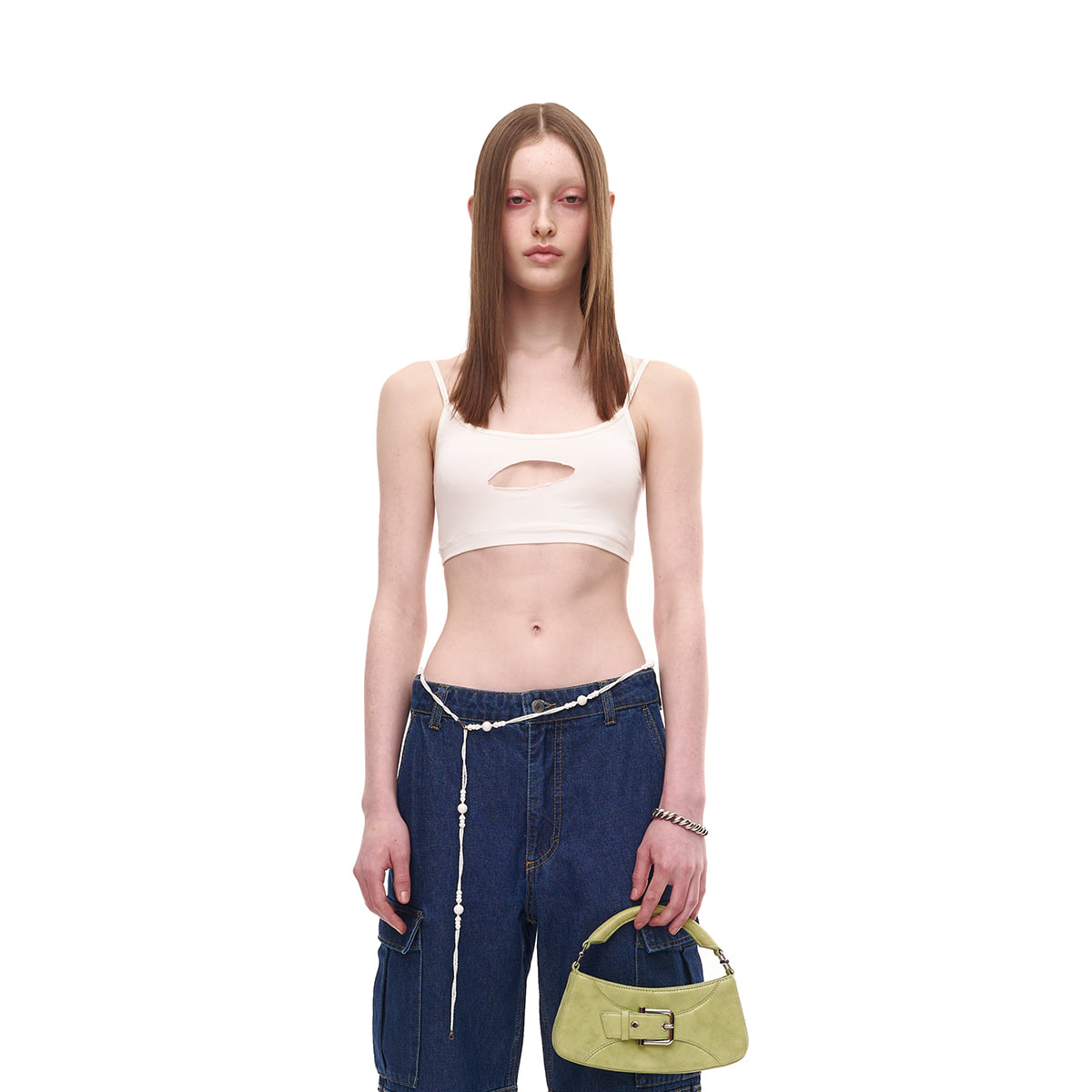        BELTED BROCLE_SMALL [CLOUD LIME GREEN]