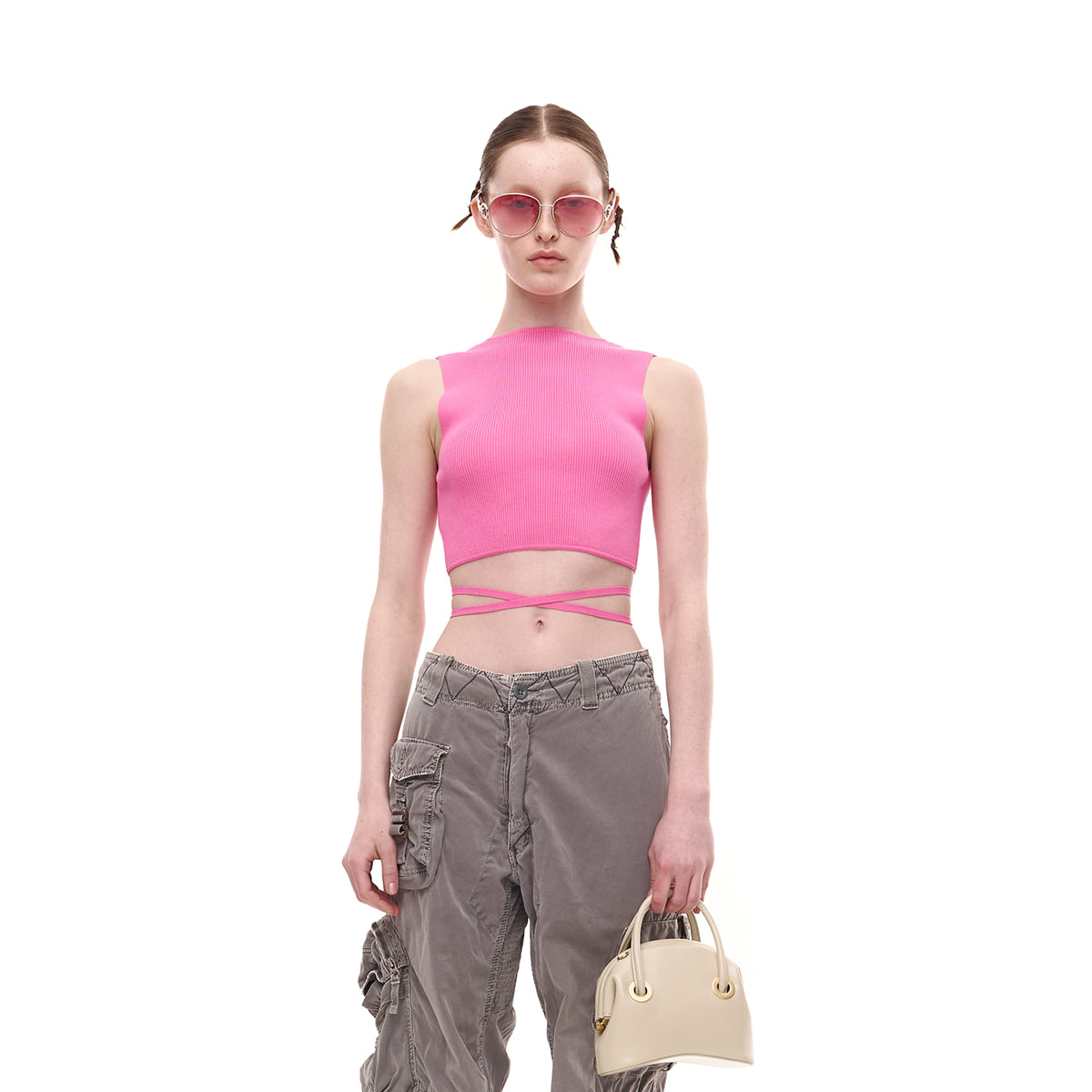      CIRCLE MINI [WASHED BEIGE]