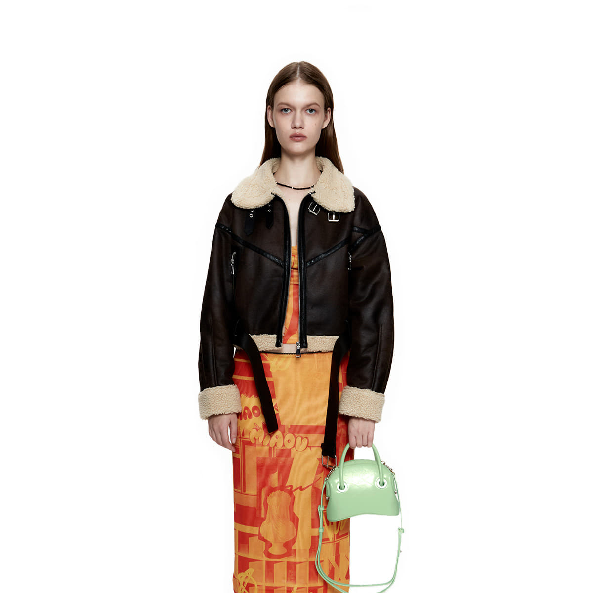      CIRCLE MINI [WASHED GREEN TEA]