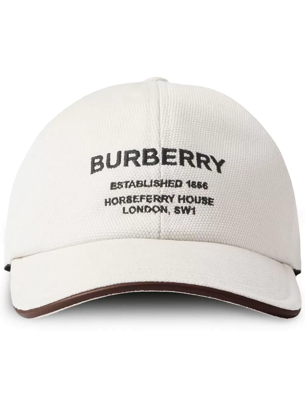 Burberry embroidered-logo cap