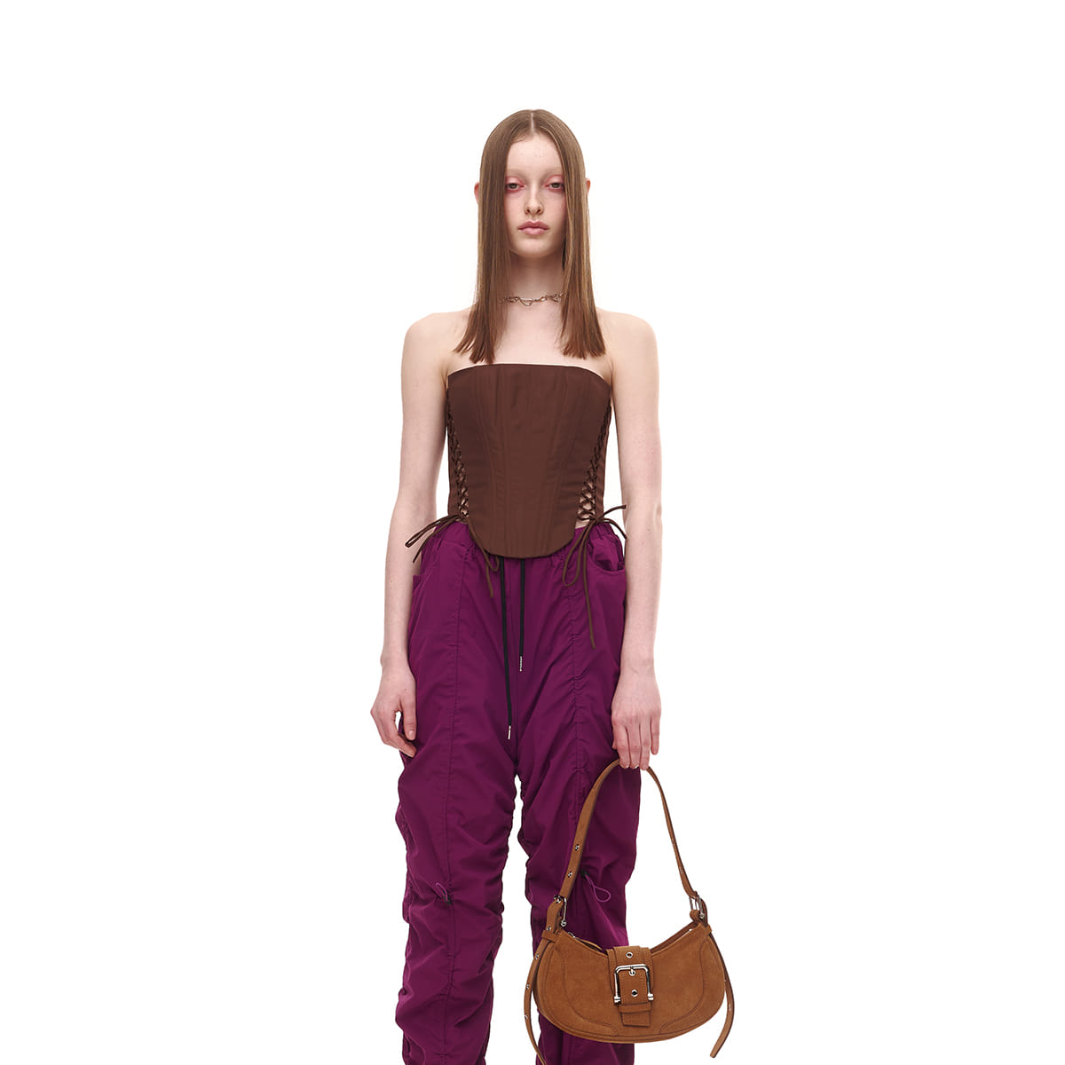        HOBO BROCLE [DENIM CAMEL BROWN]