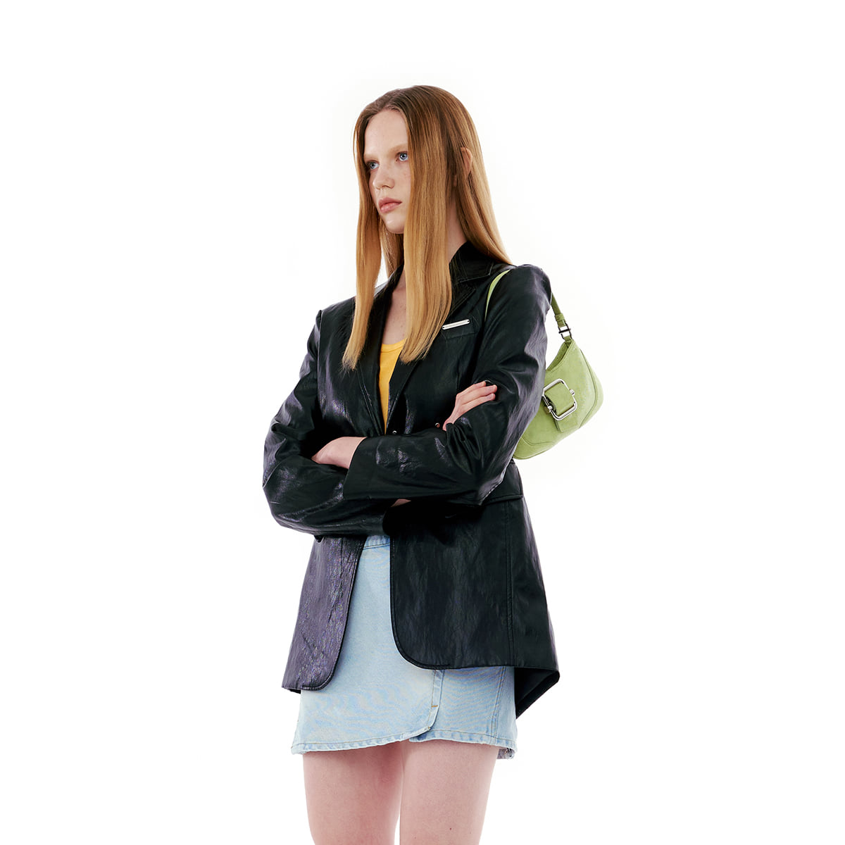        SHOULDER BROCLE_SMALL [CLOUD LIME GREEN]