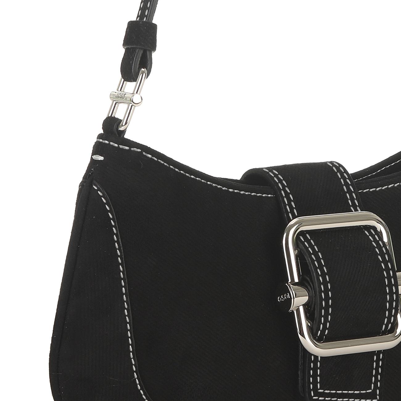 SHOULDER BROCLE_SMALL [DENIM BLACK]