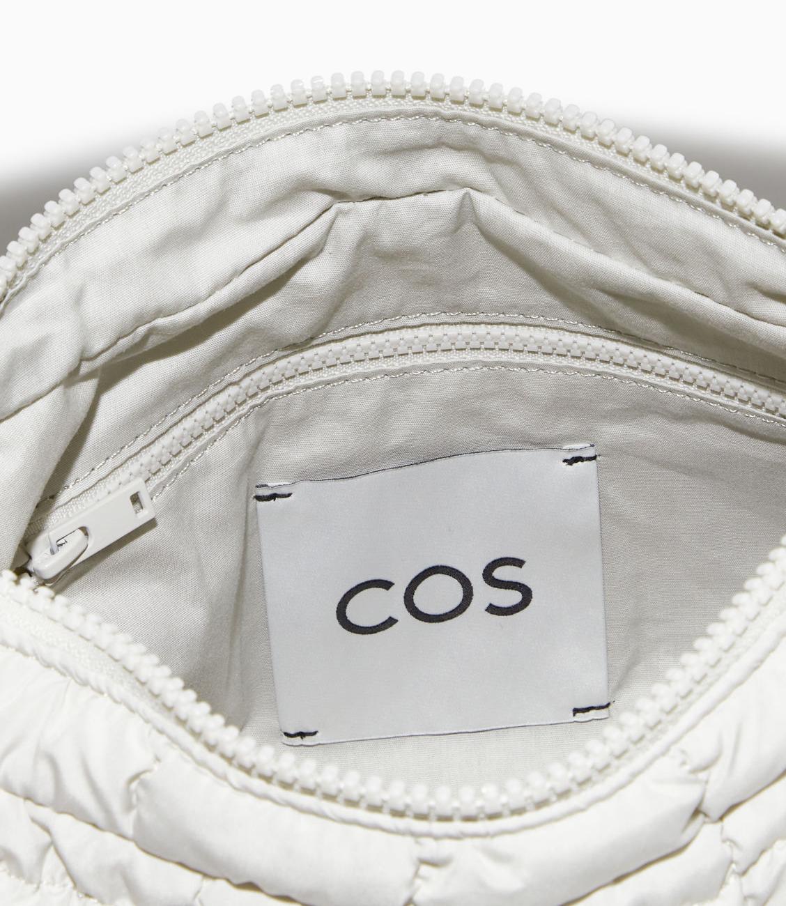 COS Quilted Mini Bag Light Gray