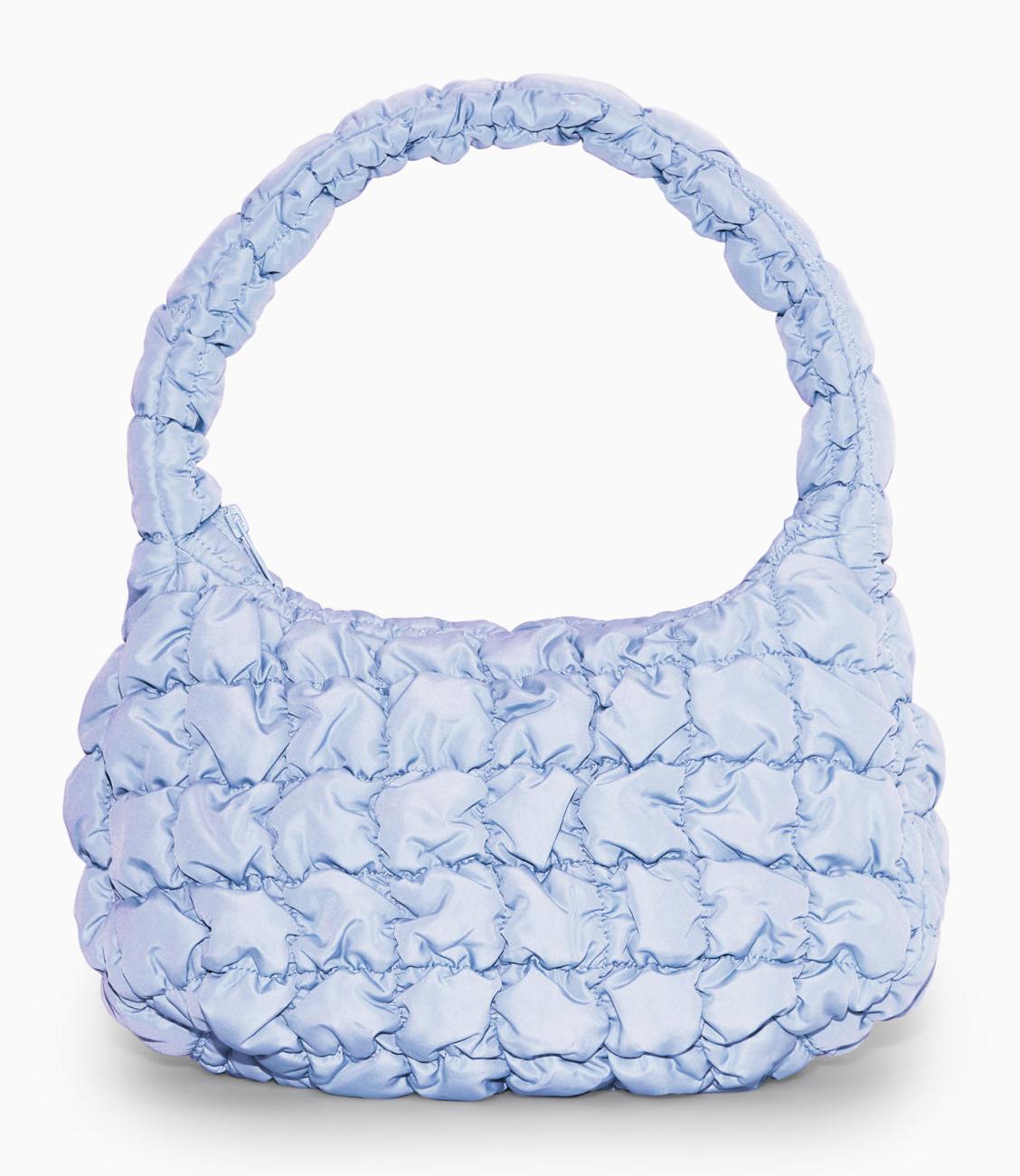 Quilted Mini Bag Light Blue