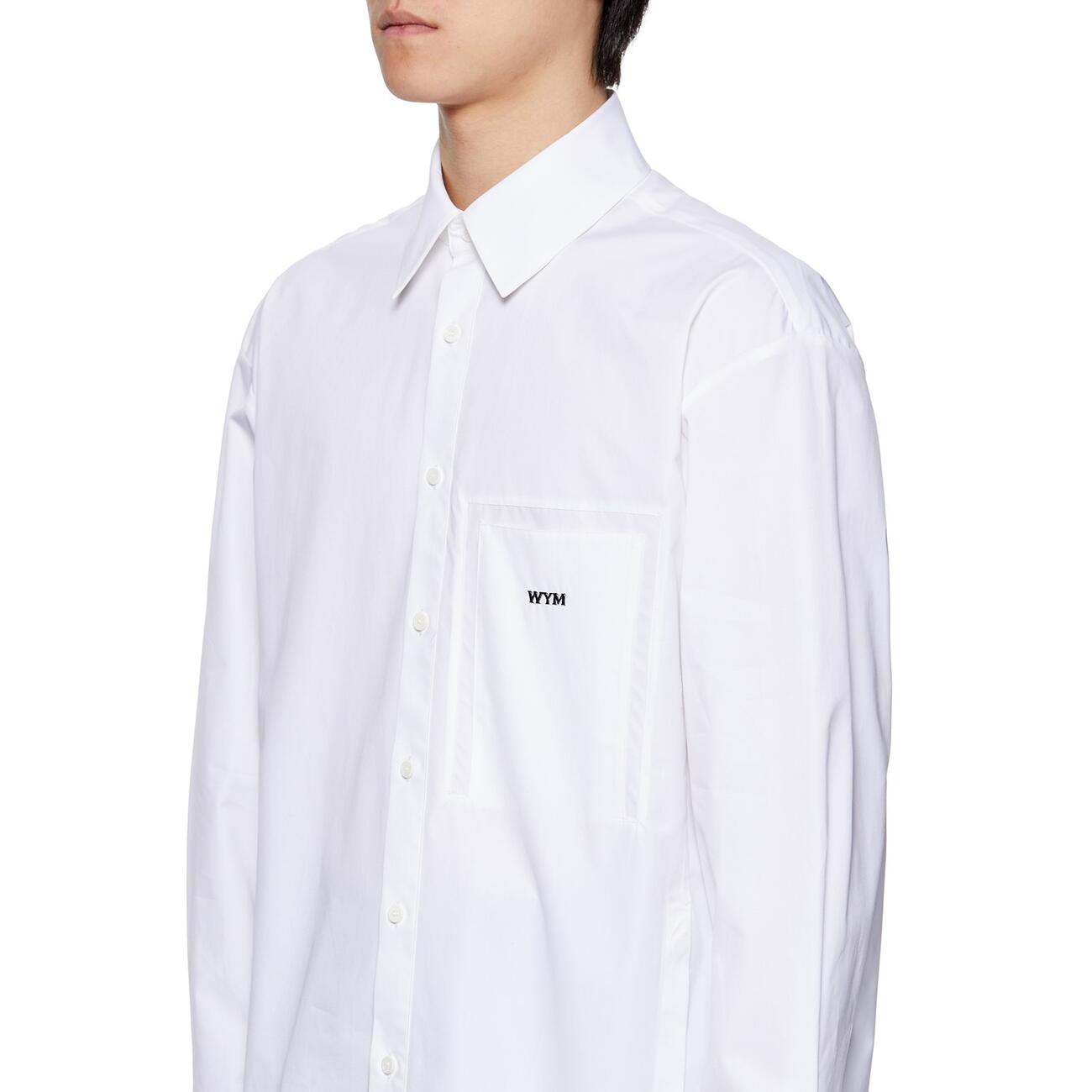 White Butterfly Back Logo Shirt