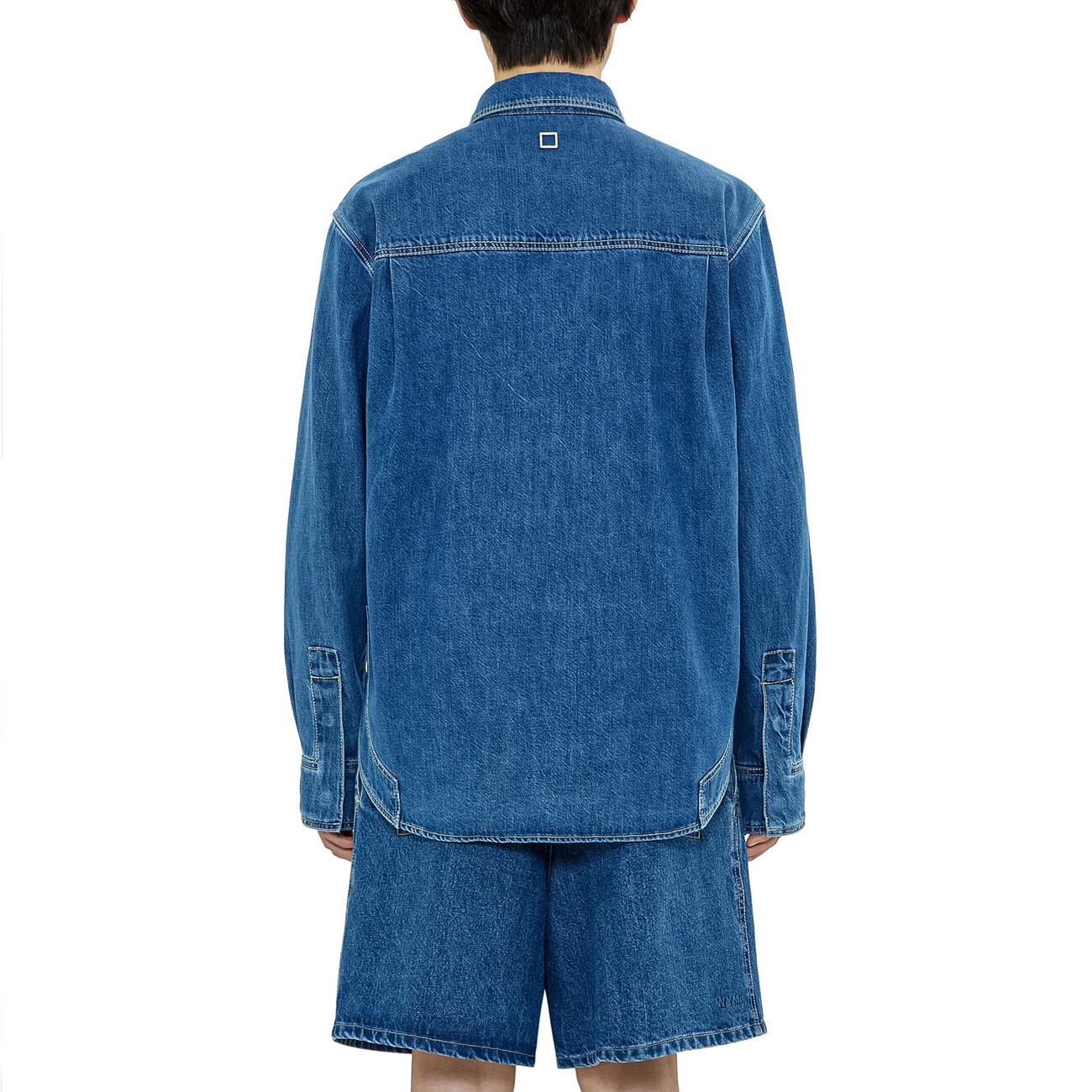 blue nickel logo shirt