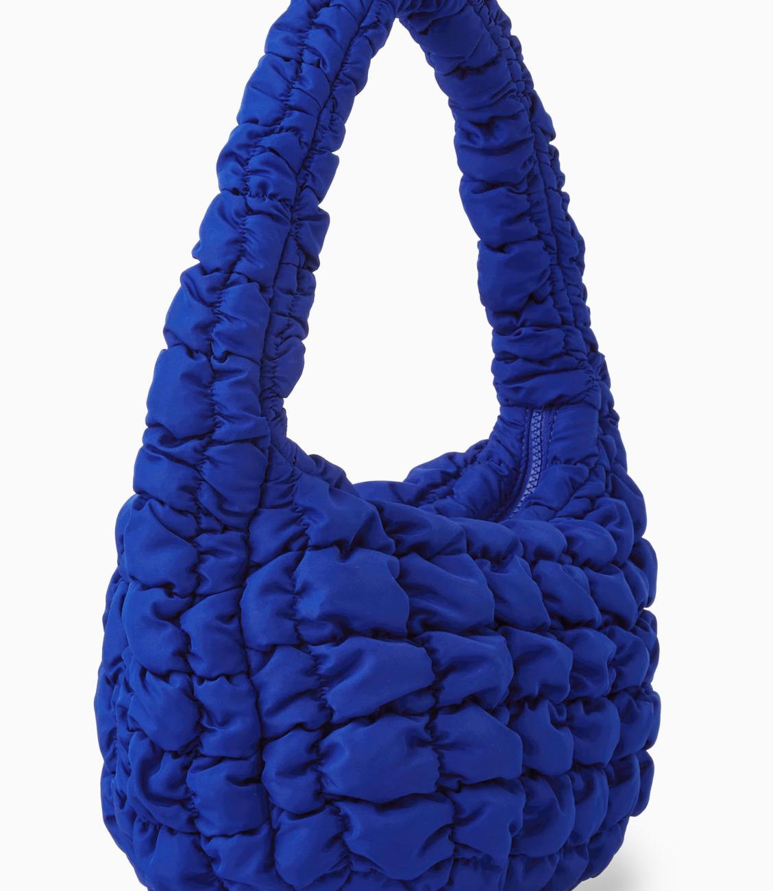  COS Quilted Mini Bag Blue