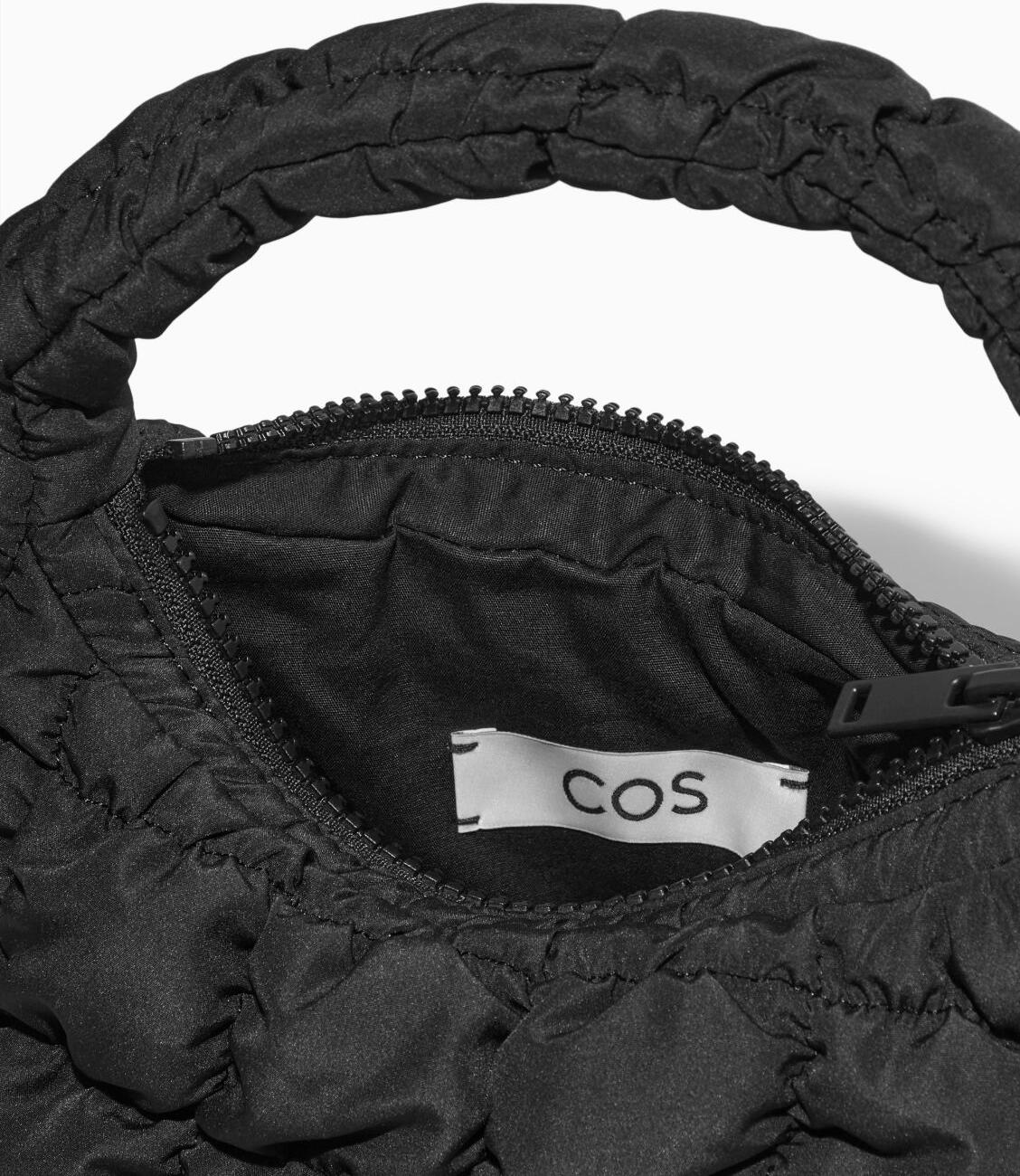 COS Quilted Micro Bag Black