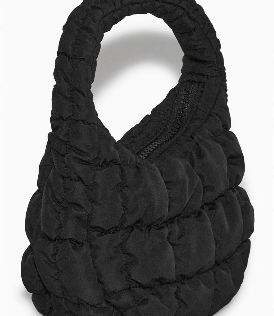 COS Quilted Micro Bag Black