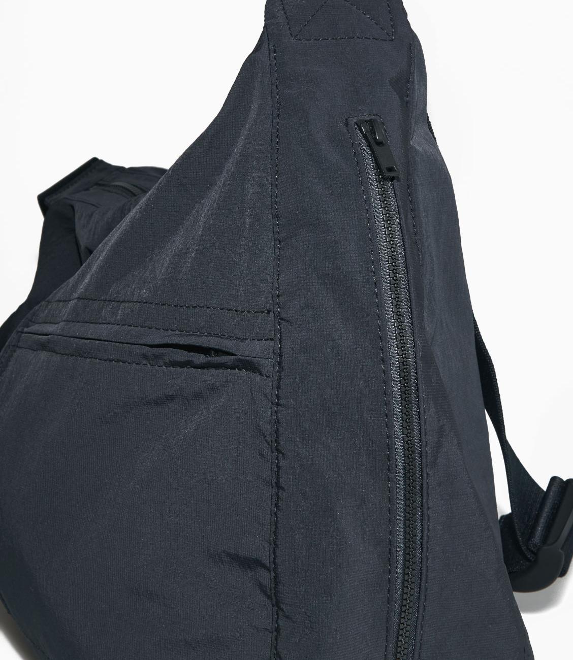 COS Nylon Crescent Messenger Bag Navy