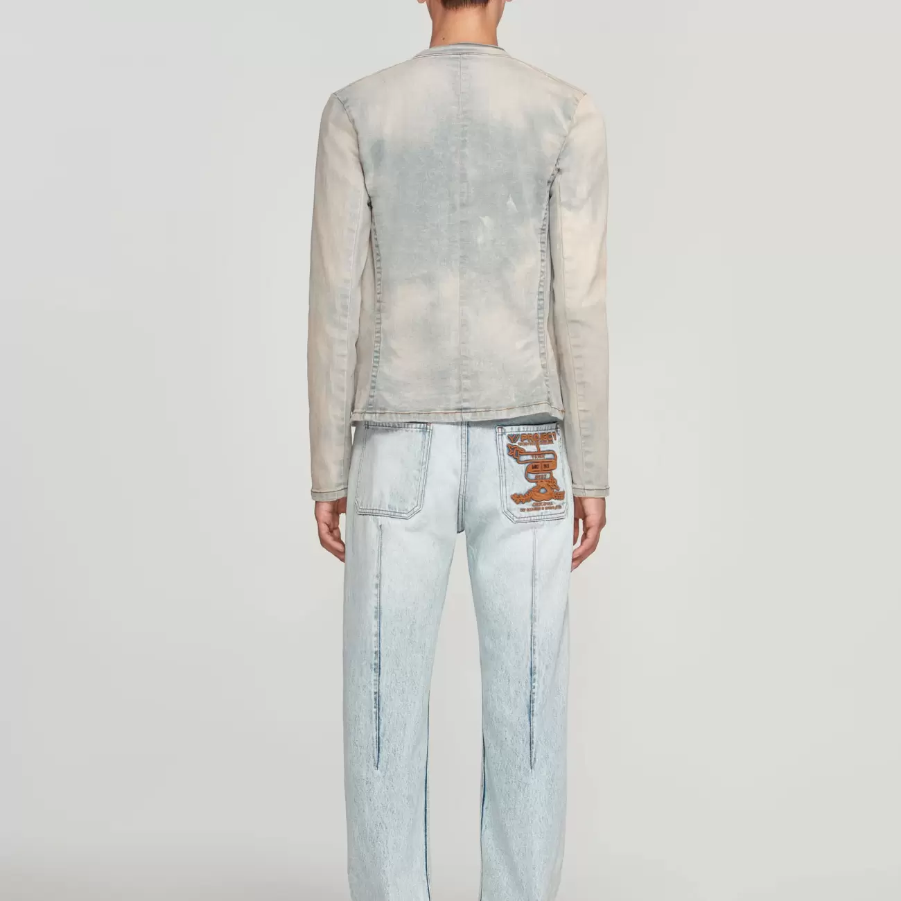 Paris' Best Zip Denim Jacket