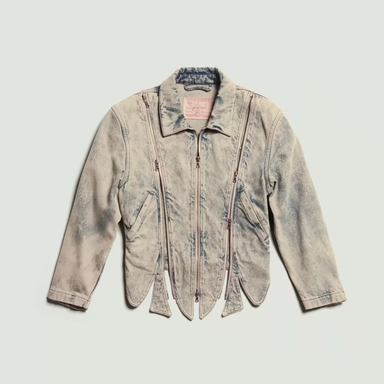 Tudor Zip Denim Jacket