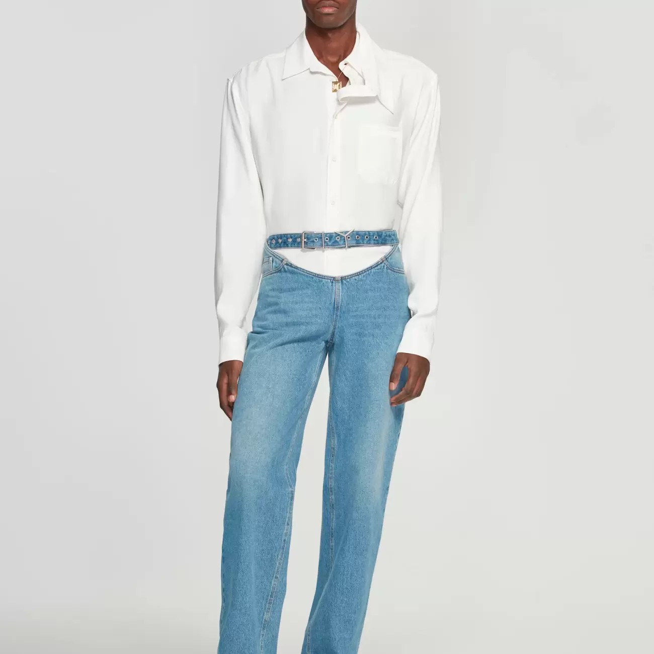 Y Belt Arc Jeans Male