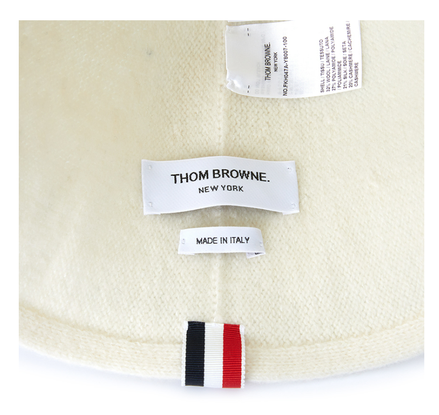 Common Wool Silk Cashmere Bucket Hat