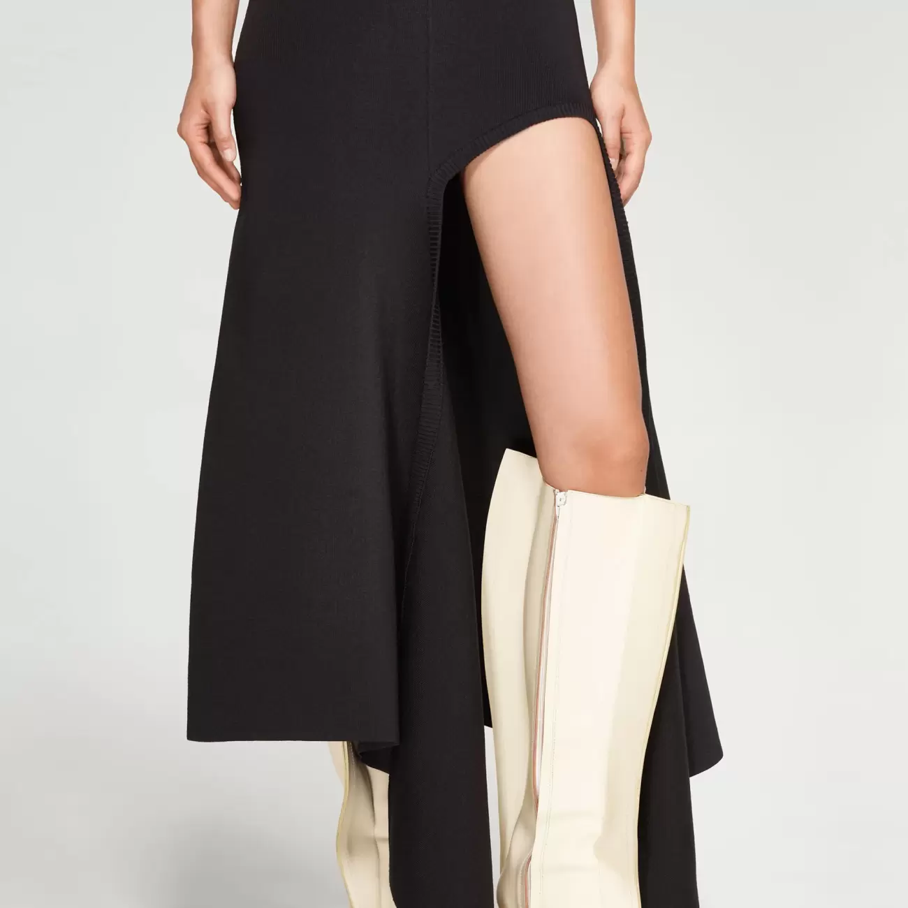 High Slit Sleeveless Dress