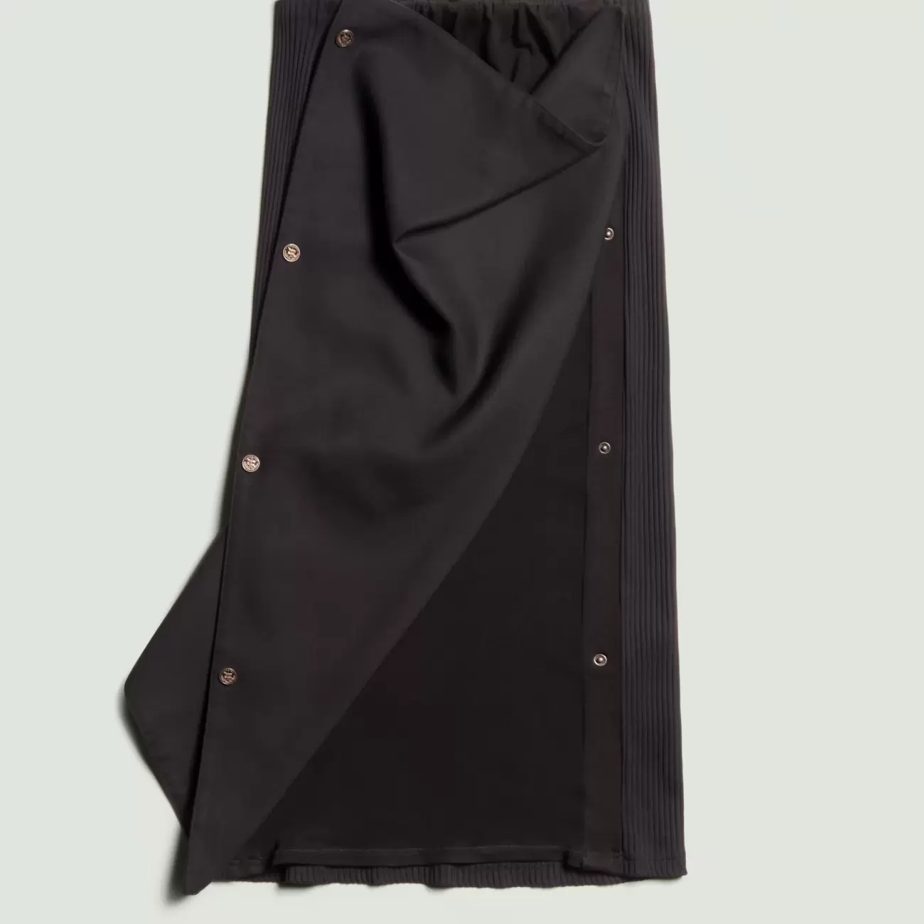 Snap Panel Maxi Skirt