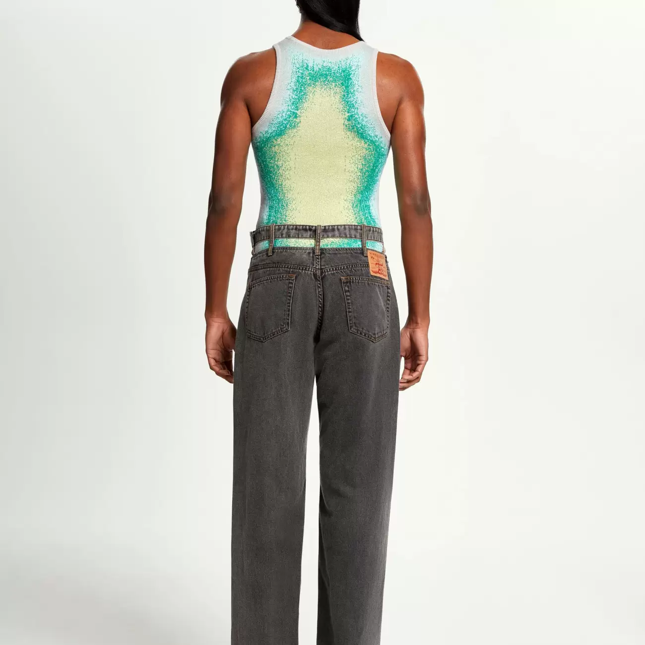 Y Belt Jeans Grey Male