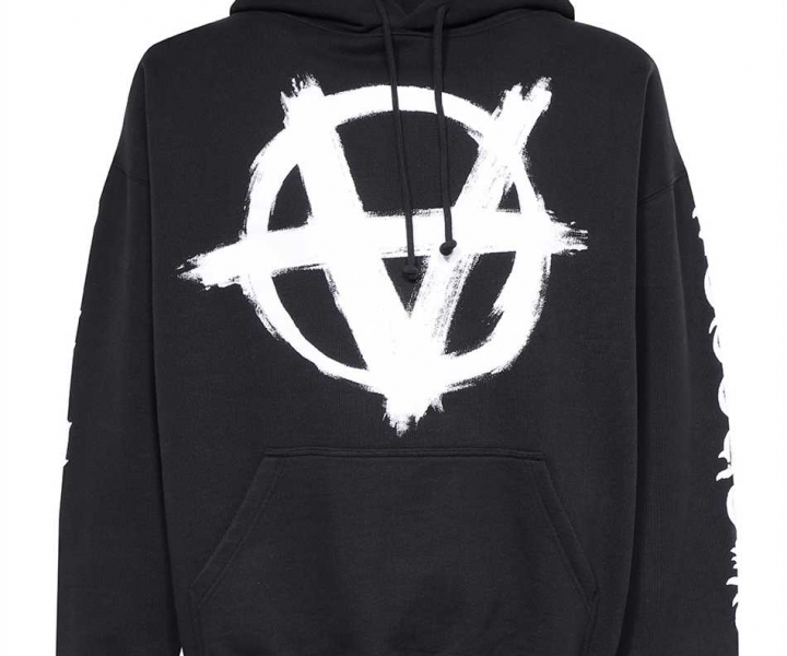 Double Anarchy Logo Hoodie 