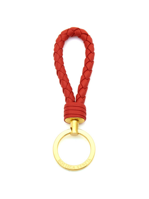 Red Stone Intrecciato Common Key Holder