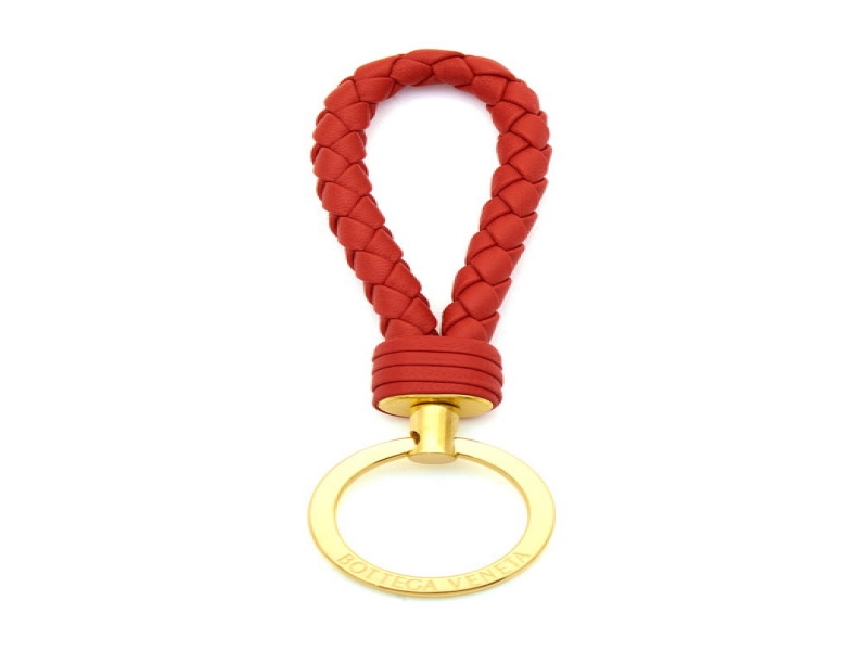 Red Stone Intrecciato Common Key Holder