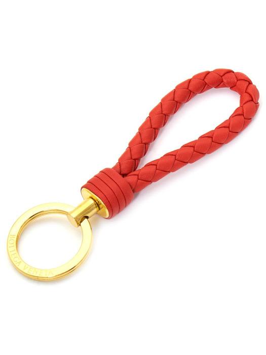 Red Stone Intrecciato Common Key Holder