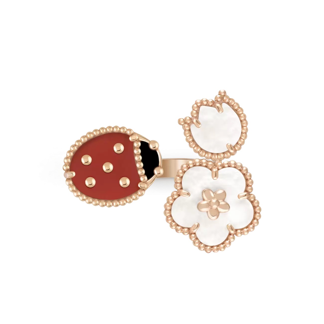 Lucky Spring Between the Finger Ring