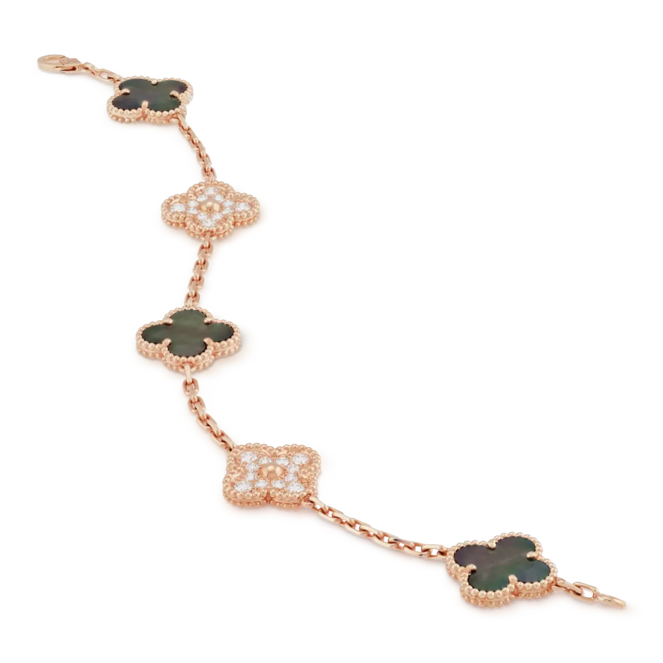 Vintage Alhambra bracelet, 5 motifs