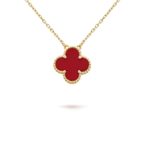 Vintage Alhambra Carnelian Necklace