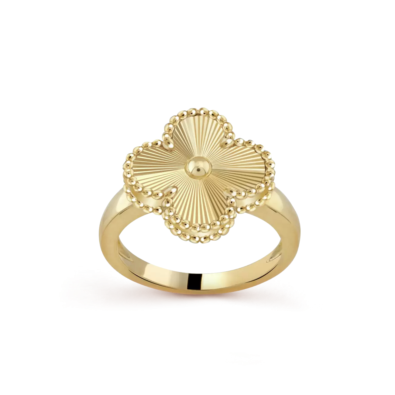 Vintage Alhambra ring in guilloché