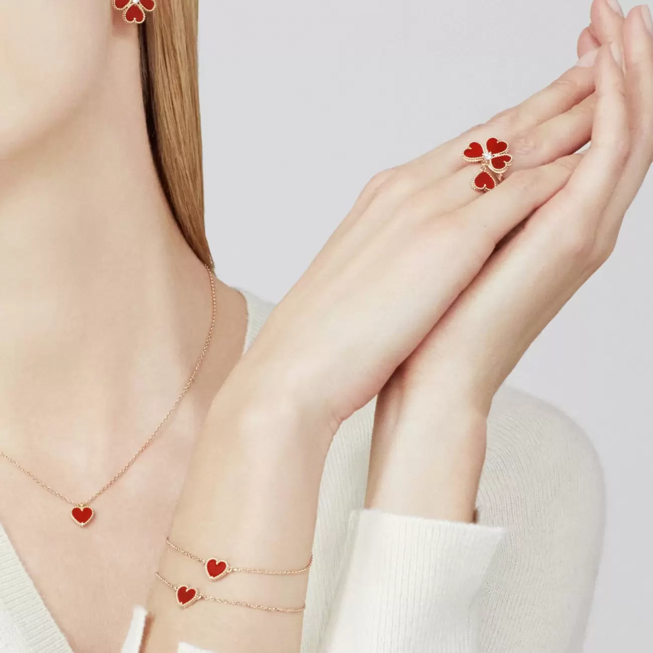 Sweet Alhambra heart bracelet