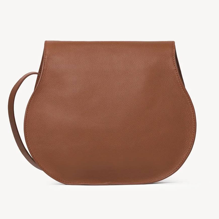 MARCIE MEDIUM SADDLE BAG  TAN