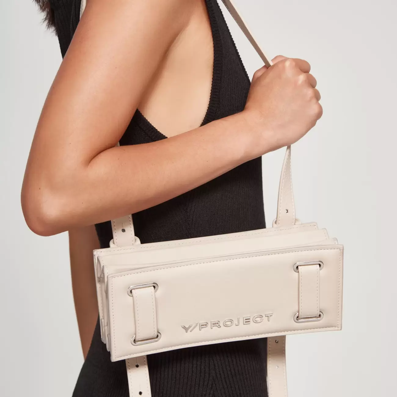 Mini Accordion Bag Cream