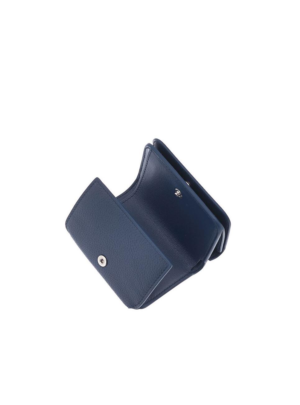 Balenciaga Cash Mini Wallet - Petrol Blue