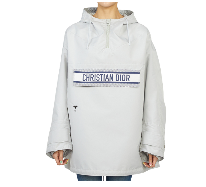 Hooded Anorak Jacket with Logo